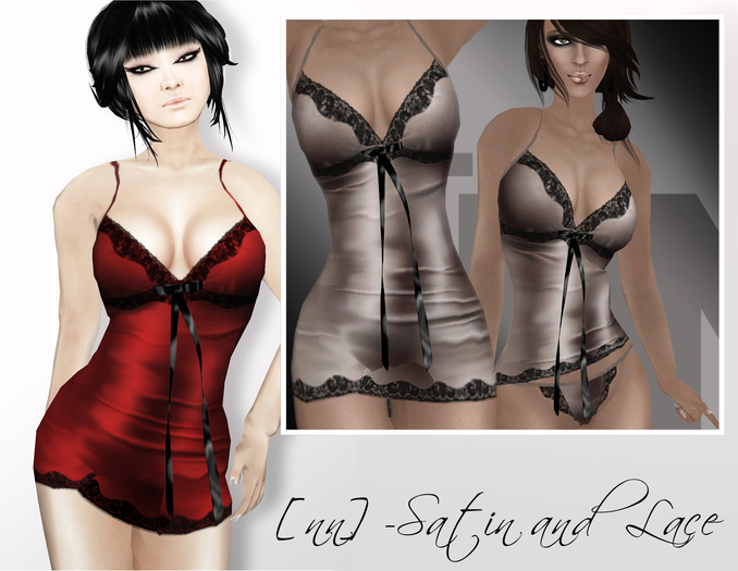 [nn] -SATIN AND LACE -brown