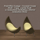 Fruit Slice Lounge Coconut Cream1