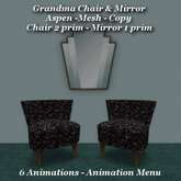 Grandma Chair & Mirror Aspen1