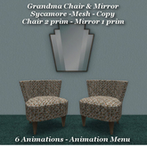 Grandma Chair & Mirror Sycamore1