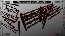Wooden Fence 6 Elements Full Perm PBR