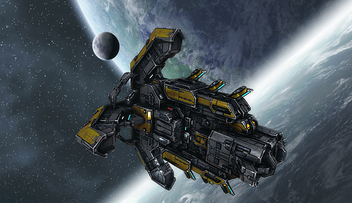 Sci-Fi Spaceship - Eclipse