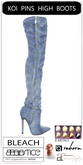 Baiastice_Koi Pins High Boots-Bleach