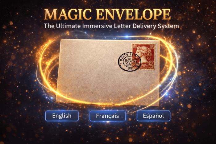 MAGIC ENVELOPE  - The Ultimate Immersive Letter Delivery System