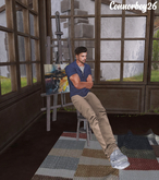 12. WOON. - Artist Workshop - Easel & Stool 