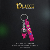 *DLUXE* DINKIE'S SQUID KEY CHAIN* pink
