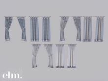Elm. Solene Curtains [Pack #1]
