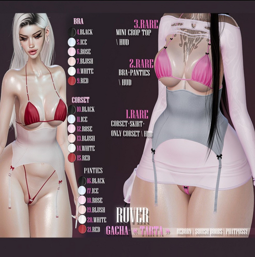 20.RUVER-Panties :: Tarta - White