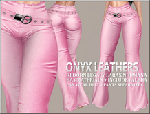 High Waist Bellbottom pants with belt - Pink