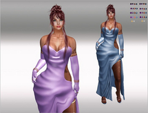SET Dress long,Sleeves,String,Heels,Collar 36x Multicolor2 HUD