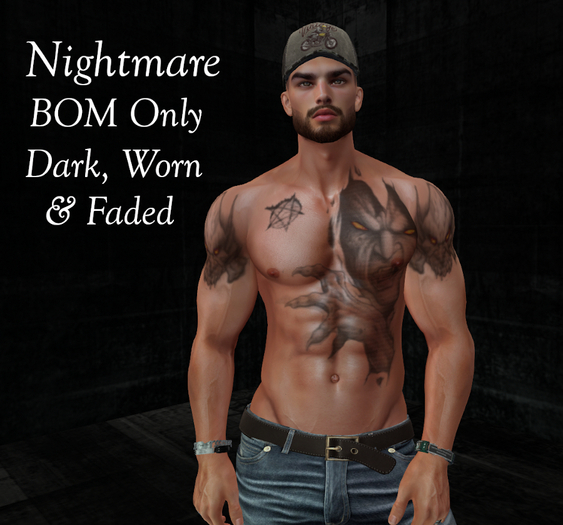 Etched Nightmare Tattoo