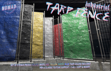 NOMAD // INDUSTRIAL TARP FENCE