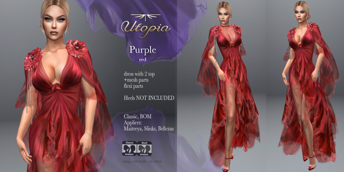 Utopia Purple red
