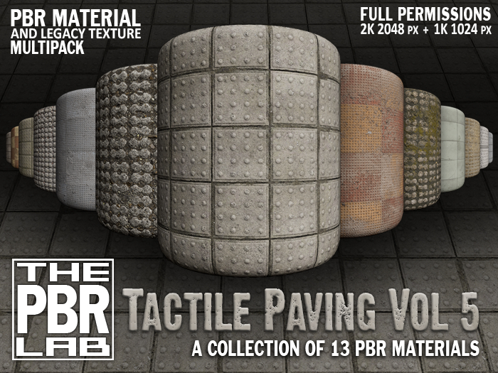 The PBR Lab - Tactile paving Vol 5 Multipack