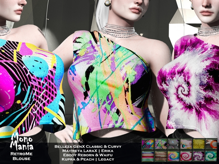 MONOMANIA - RetroMe - Blouse