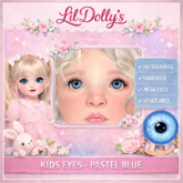 *LilDolly's* Pastel Blue Eyes BOXED