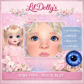 *LilDolly's* Mixed Blue Eyes BOXED