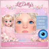 *LilDolly's* Medium Blue Eyes BOXED