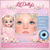 *LilDolly's* Light Blue Eyes  BOXED