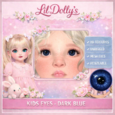 *LilDolly's* Dark Blue Eyes BOXED