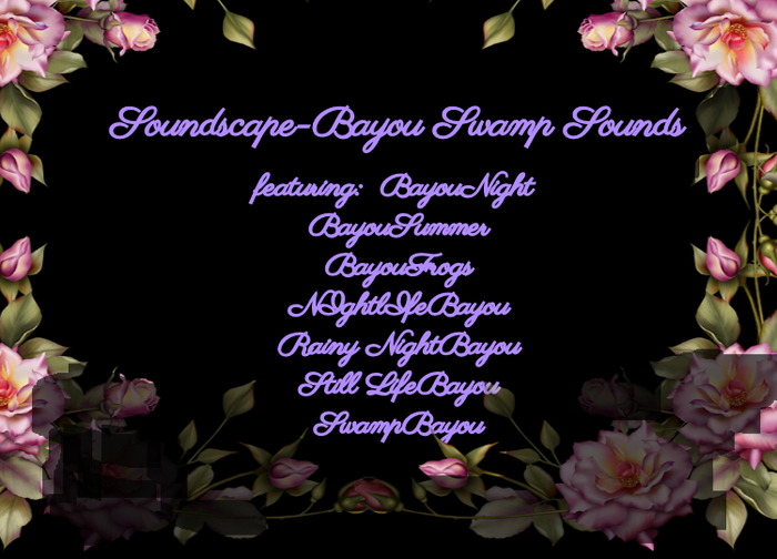 Bunny's Sounds-Soundscape-Bayou Swamp