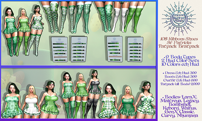 108 Ribbons Dress St Patricks Bratpack