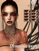 ..::B2K Design::..Demonic Eyes - Lelutka EvoX