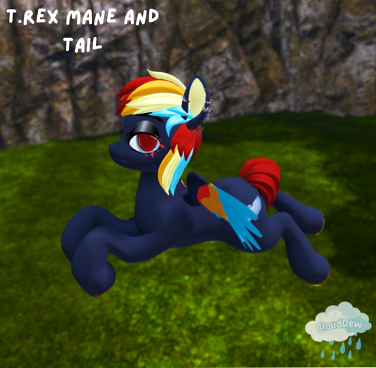 CloudDew::. T.Rex Mane and Tail