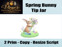 Spring Bunny Tipjar Boxed