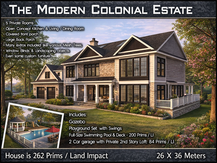 Modern Colonial Estate v1.2 (Package)