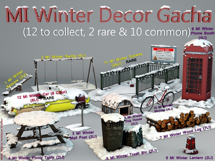 11 MI Winter Subway (24LI) - RARE