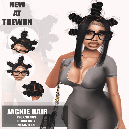 !TW// JACKIE HAIR [BUNS] UNPACK ME