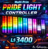 Multi-Prim Pride Light Controller – Animated LGBTQ+ Flag Lighting System with Menu Control (Rainbow, Trans, Bi, Pan, Les