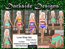 Luna Wrap Set Stripes Collection HUD