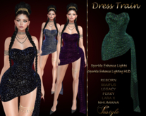 InStyle Version-2 Sequin Dress - Green