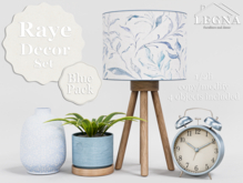 - Legna - Raye Decor Set (Blue Pack)