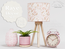 - Legna - Raye Decor Set (Pink Pack)