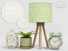 - Legna - Raye Decor Set (Green Pack)