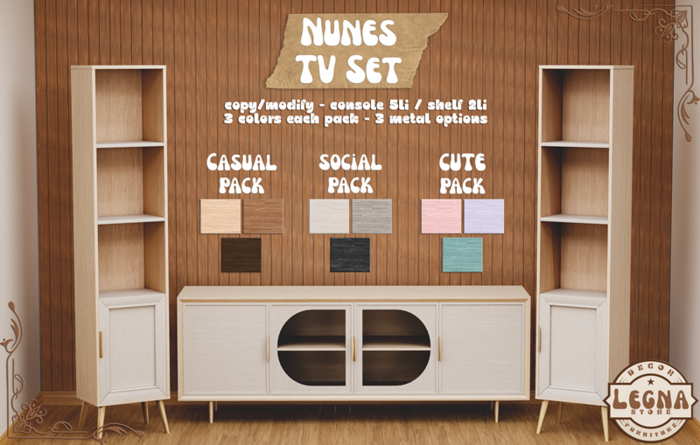 - Legna - Nunes TV Console (Cute Pack)