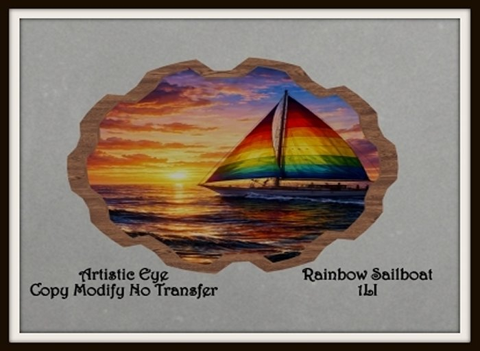Artistic Eye Rainbow Sailboat 1LI LCAE(Add)