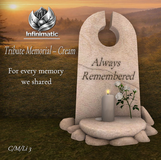 Tribute Memorial Cream 