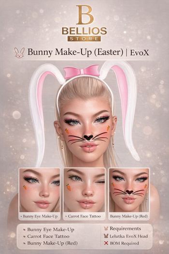 Bellios Store- Bunny Make-Up (Easter) EVOX