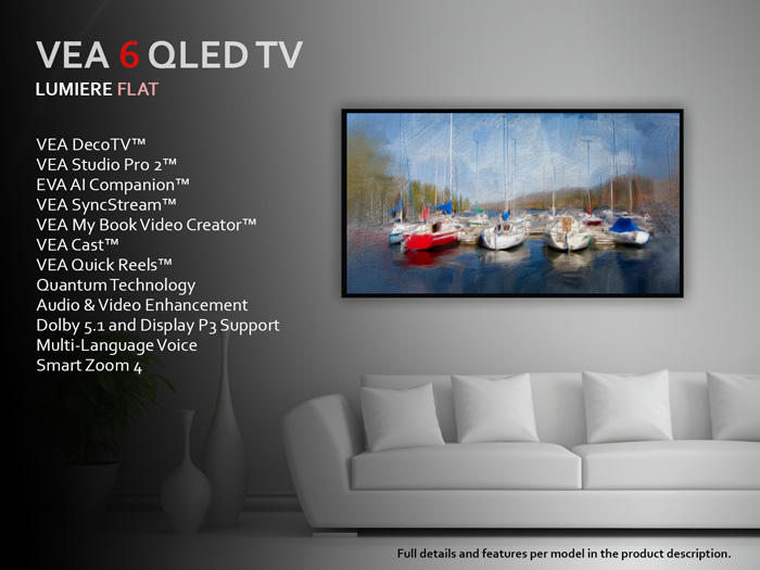Second Life Marketplace - VEA 6 QLED TV [Lumiere Flat]