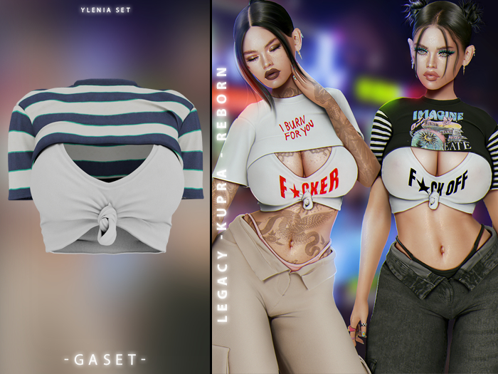 GASET - STRIPES V1 YLENIA TOP