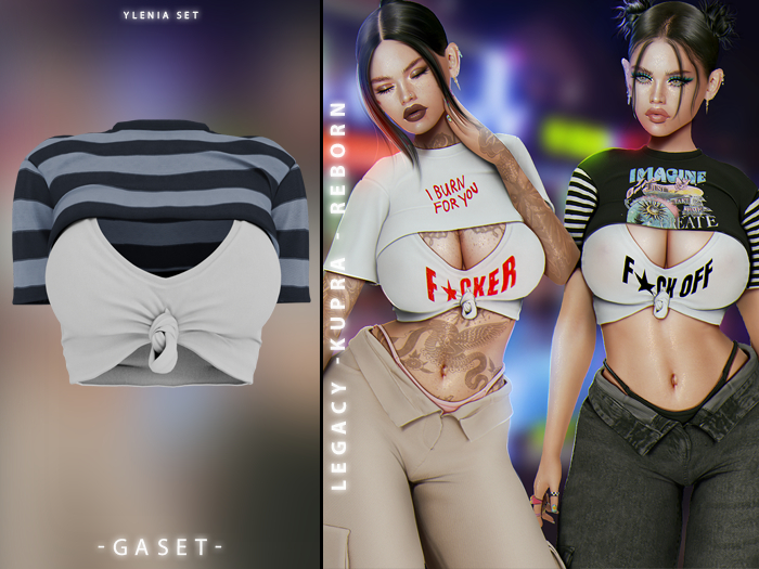 GASET - STRIPES V3 YLENIA TOP