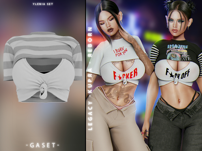 GASET - STRIPES V4 YLENIA TOP