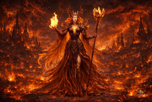 Infernal Fire Sorceress – Dark Flame Queen Statue