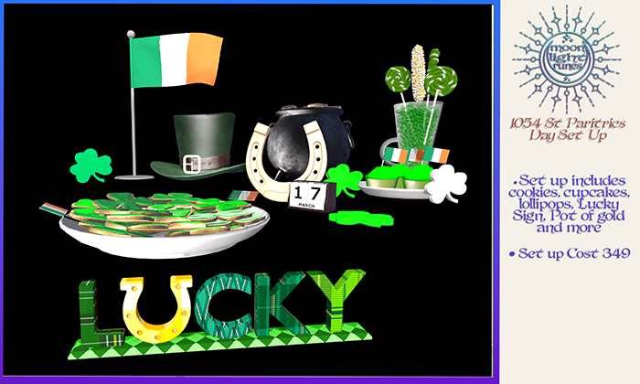 1054 St Patrick's Day Set Up