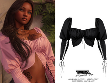 TETRA - Elizabeth Corset Top (Onyx)