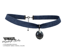 TETRA - Elizabeth Velvet Choker (Navy)